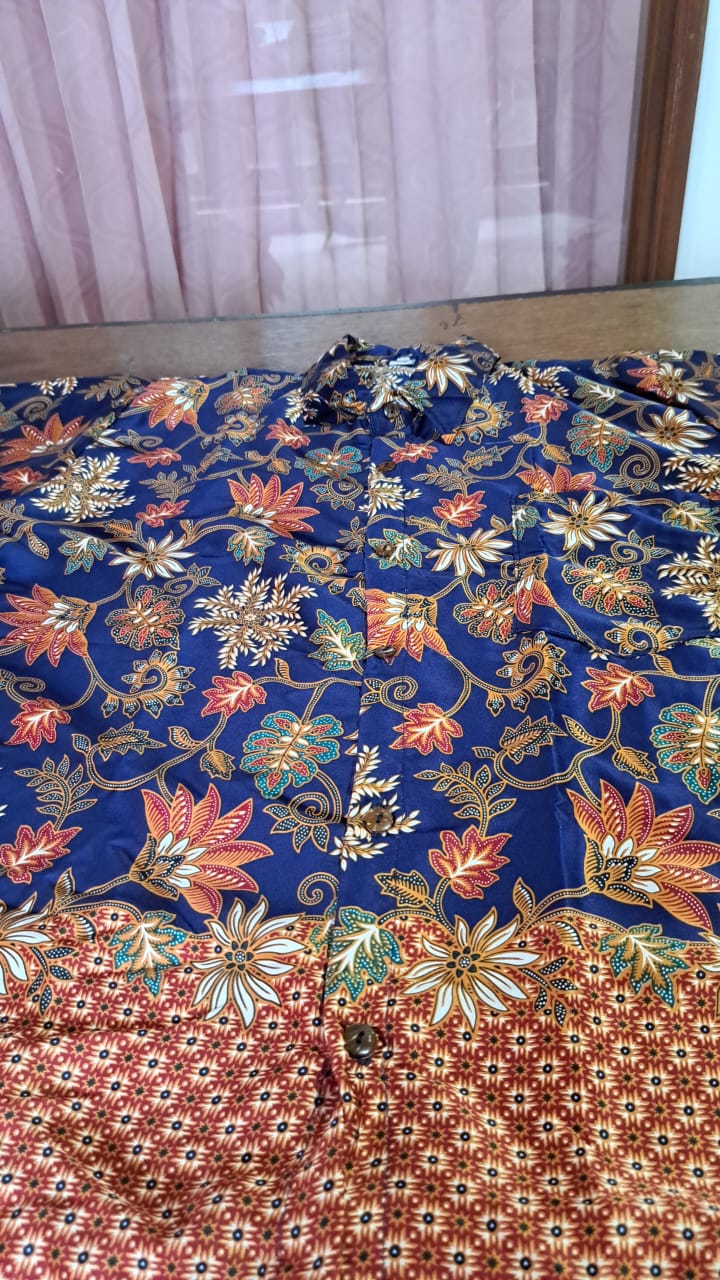 Men's Shirt — Red / Coral Tribal Pattern