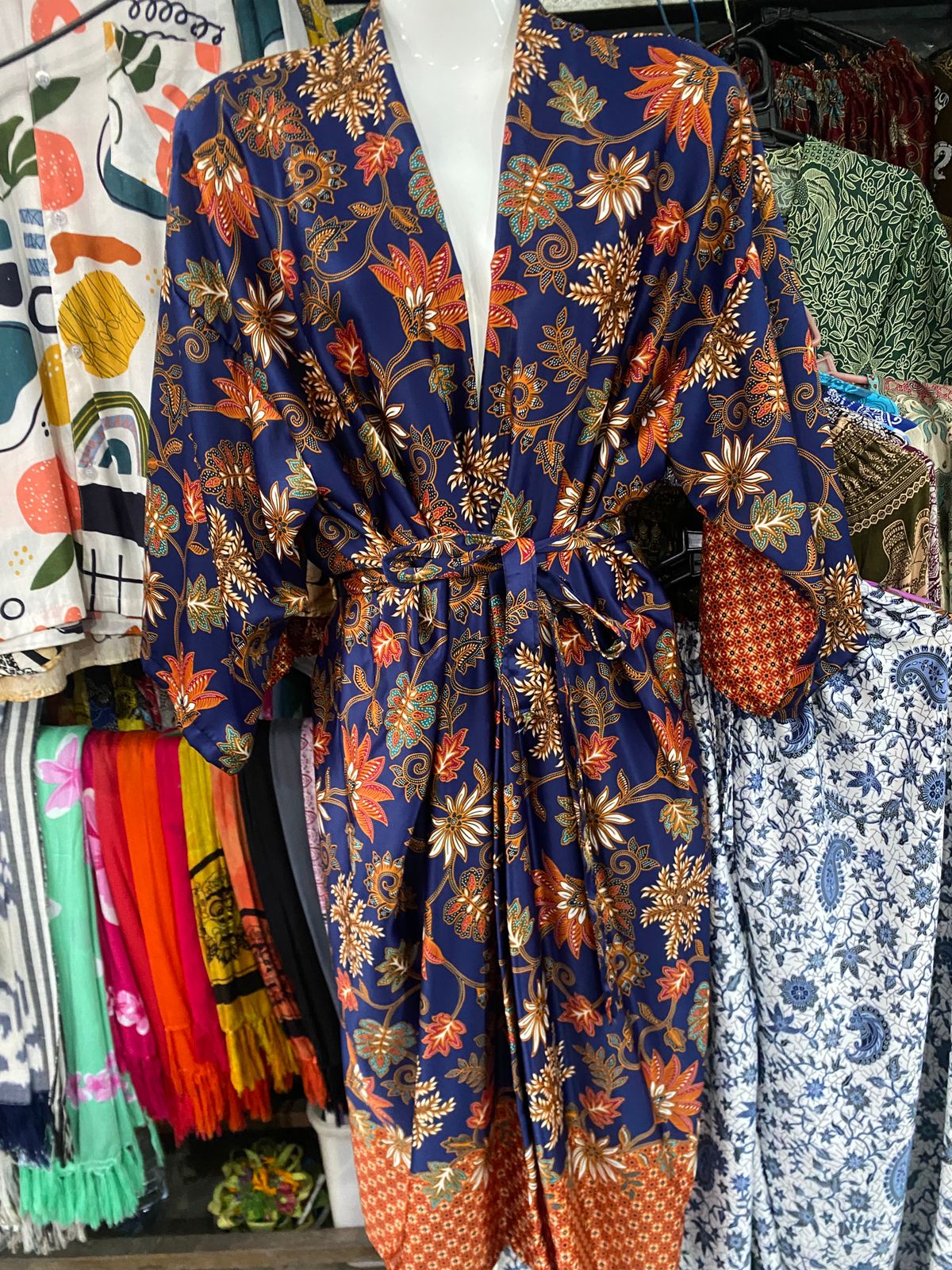 Unisex Robe — Brown / Bronze Earth Tones