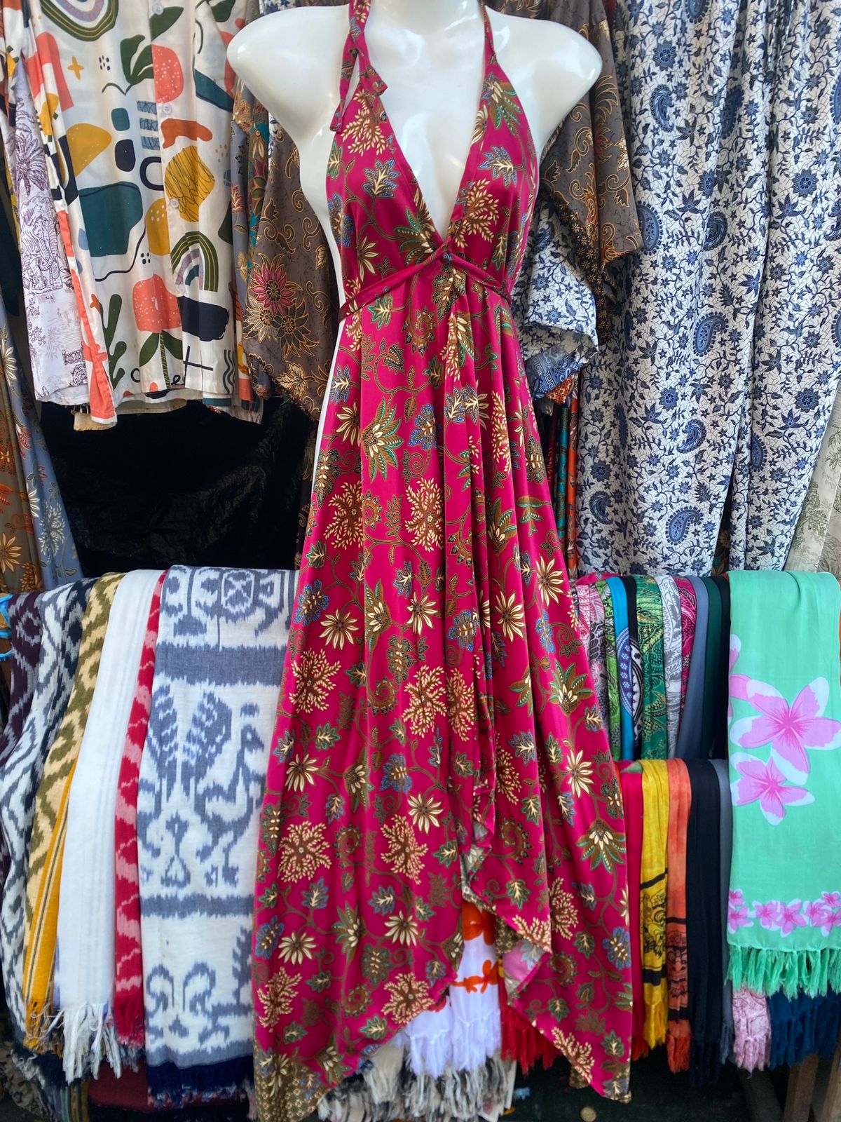 Dress — Indigo / Navy Tribal Batik