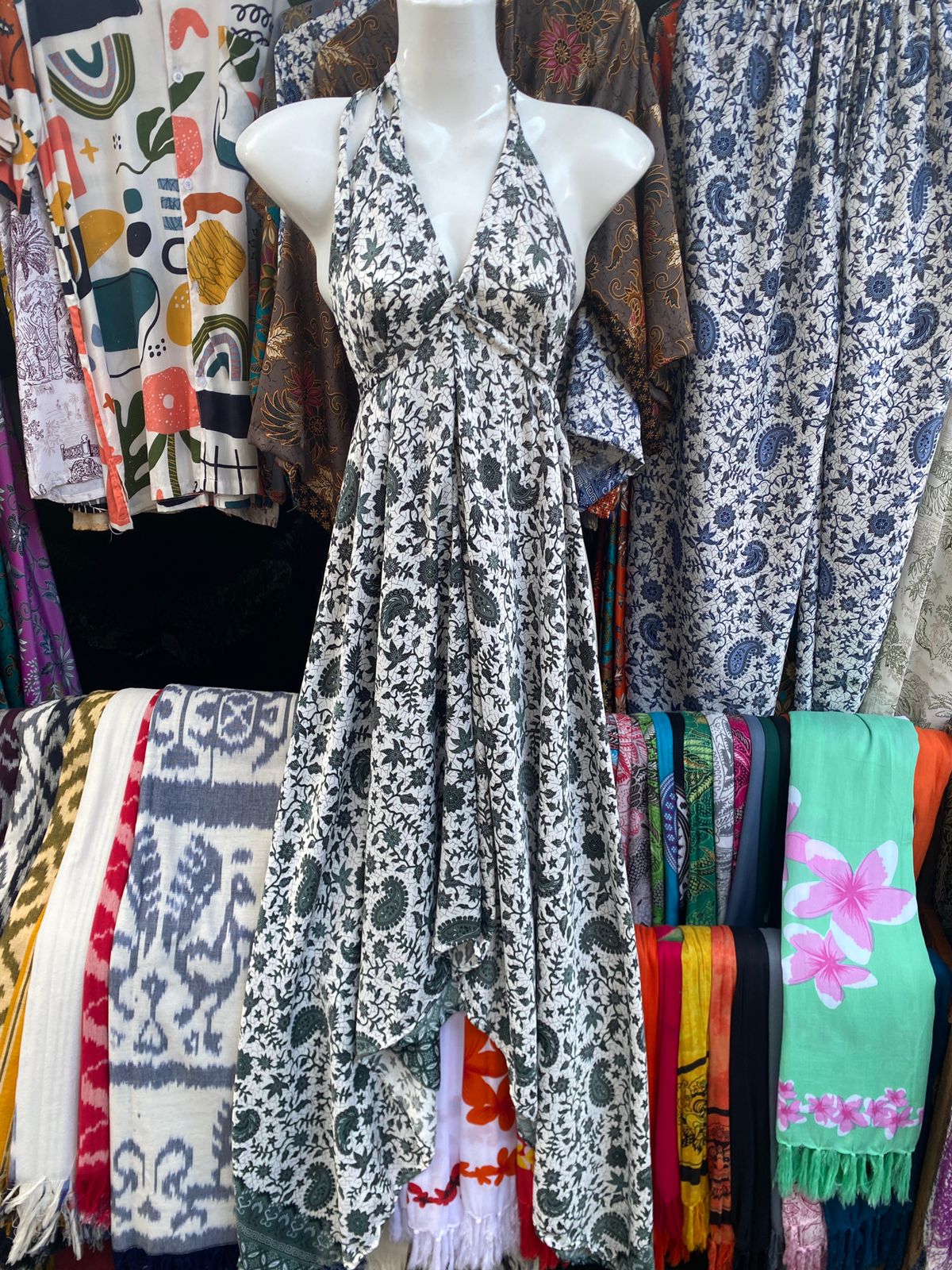 Dress — Earth Brown / Mocha Tribal