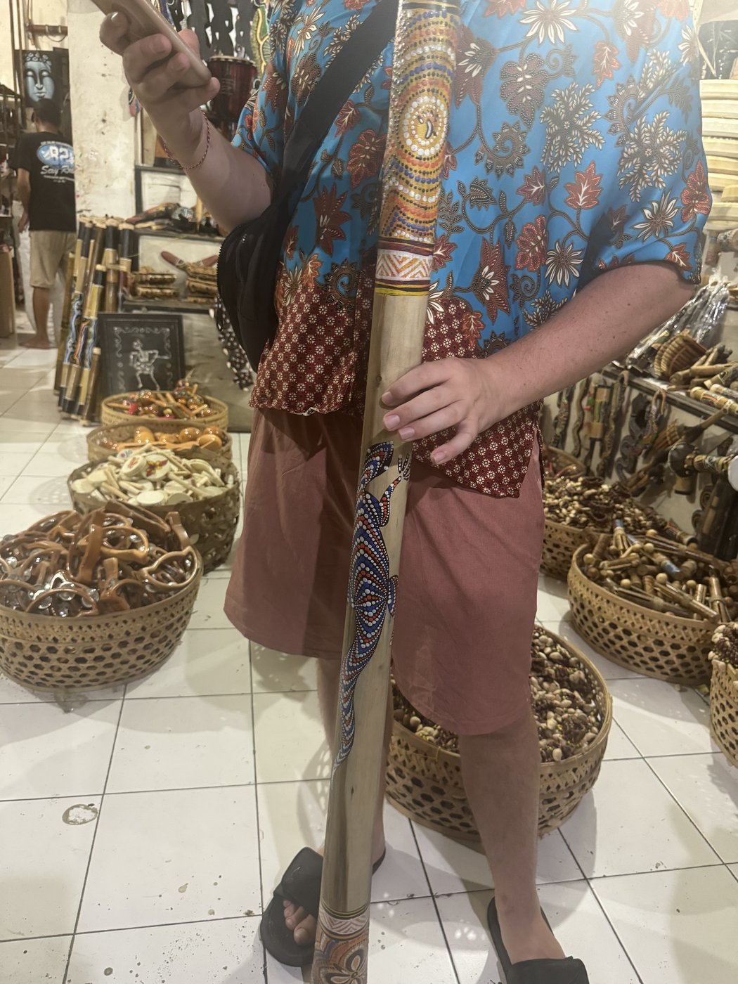 Didgeridoo 1.5 m Teak Wood photo 3