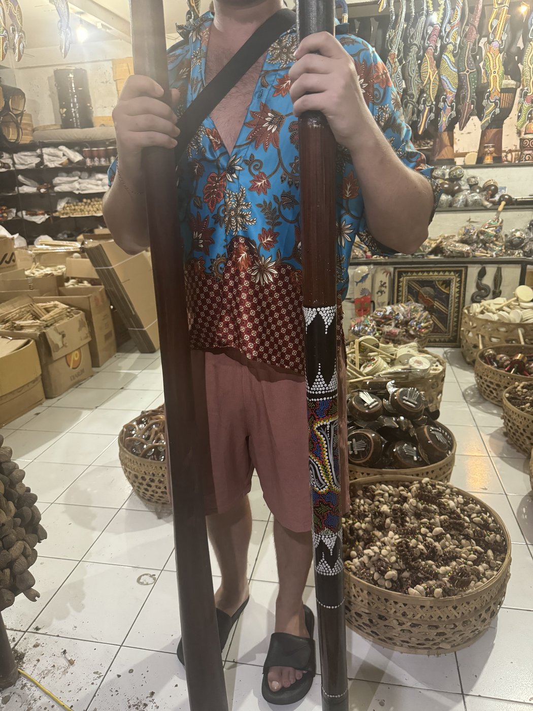 Didgeridoo 1.3 m Teak Wood photo 2
